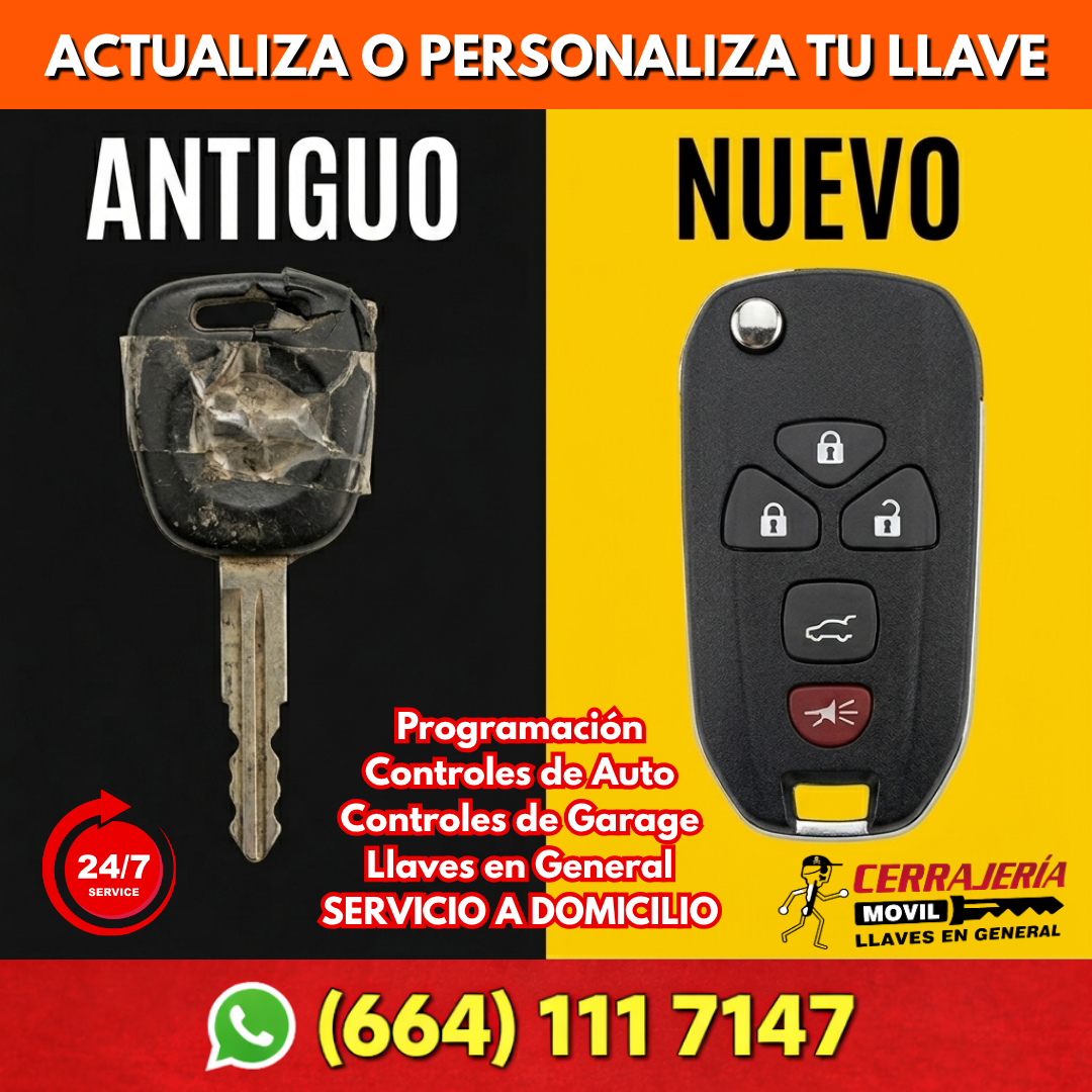 Llaves con chip Tijuana