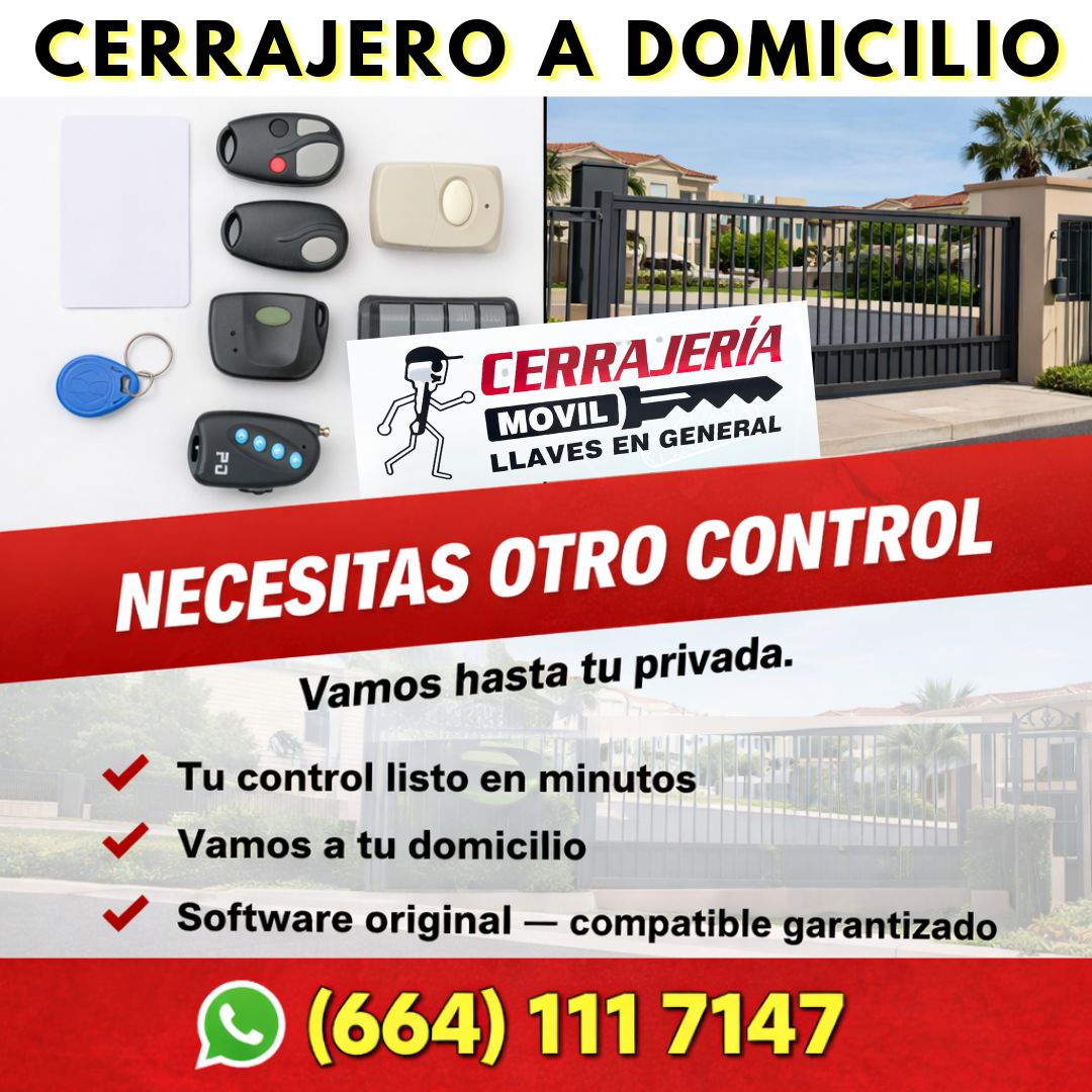 Controles portones Tijuana